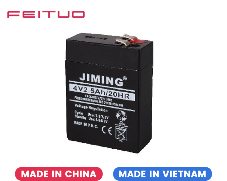Batterie au plomb rechargeable 4V 2.5AH Batterie au plomb rechargeable 4V 2.5AH