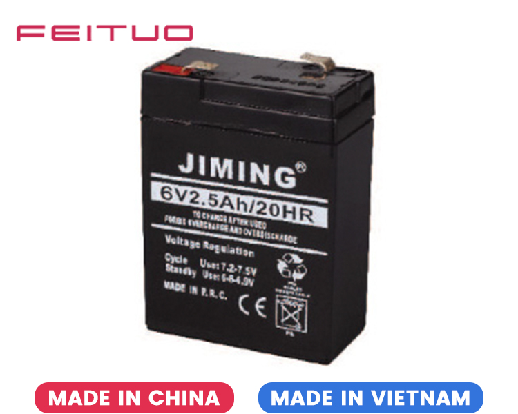 Batterie au plomb rechargeable 6V 2.5AH Batterie au plomb rechargeable 6V 2.5AH