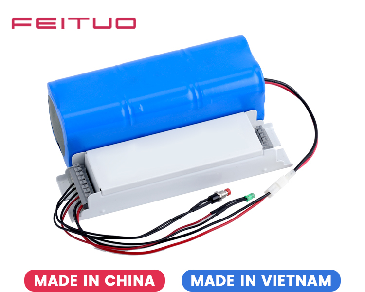 Batterie d'urgence LED avec batterie externe